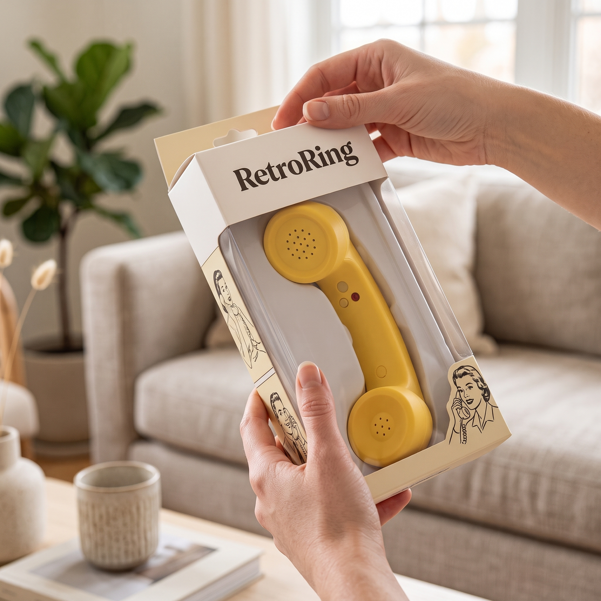 Retro Telephone Receiver Type-C 3.5mm